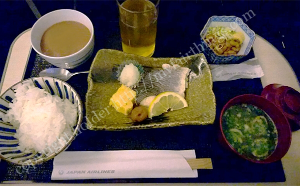 JALビジネス機内食・和食
