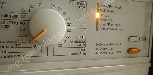 海外製の洗濯機温度
